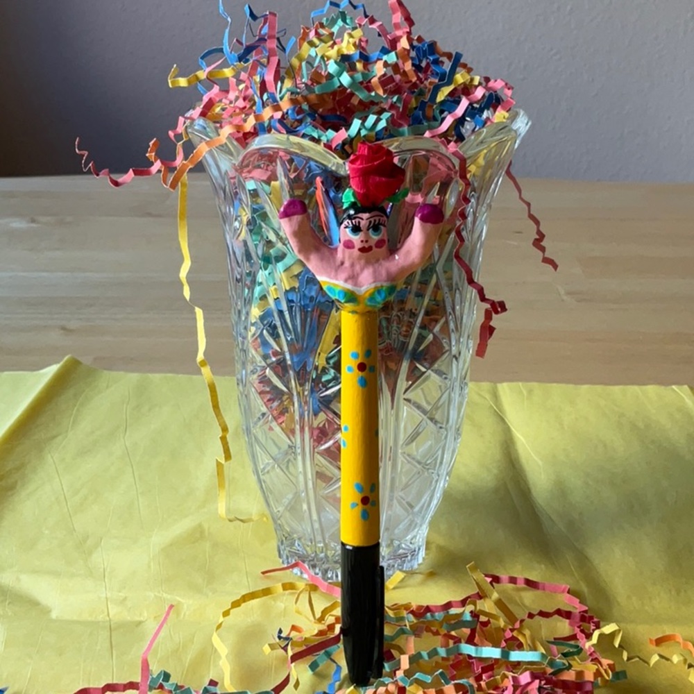 🥑 CONSUELA PAPER MACHE PENS & MARKERS 🥑NWT 🥑 - Picture 8 of 16
